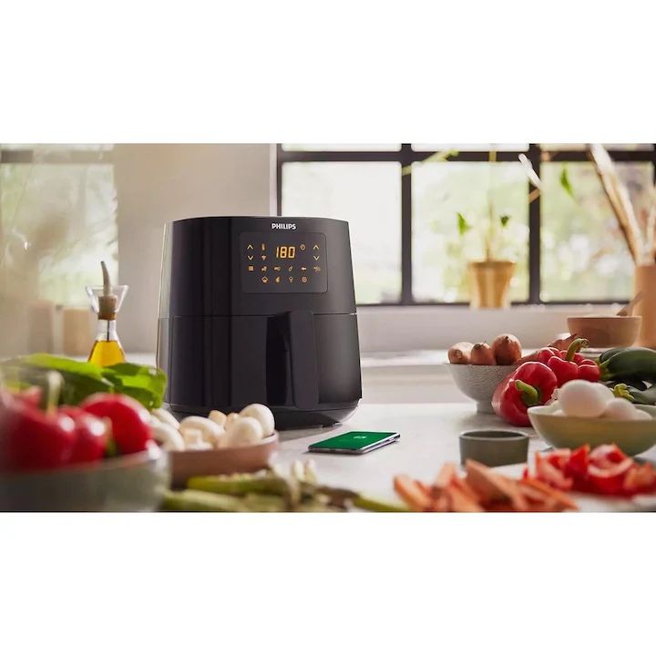 Фритюрник с въздух,WiFi Philips Airfryer Series 5000,4.1L. С гаранция