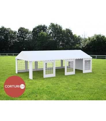 Cort Evenimente Professional XXL, PVC ignifug alb, 5x6 m  -ab