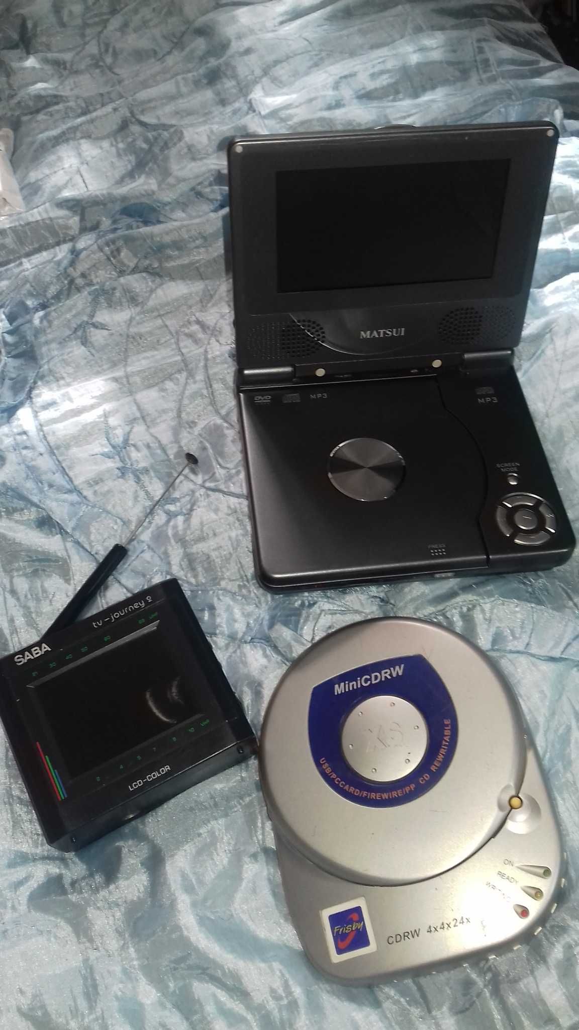 DEFECTE-Player DVD MATSUI PL305,Mini Tv LCD SABA Journey 2