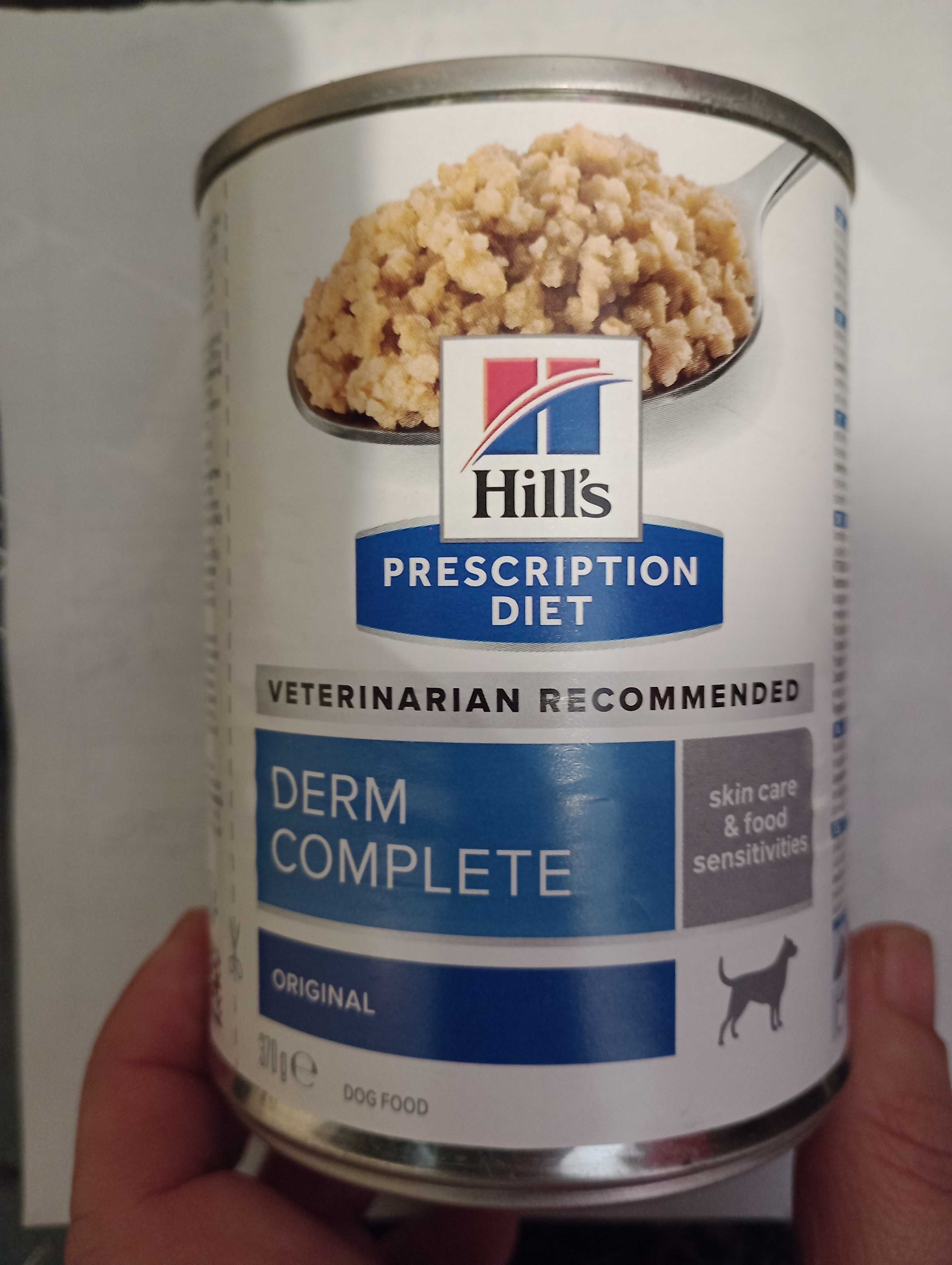 Hill's Prescription Diet Derm complete консерва за кучета, храна