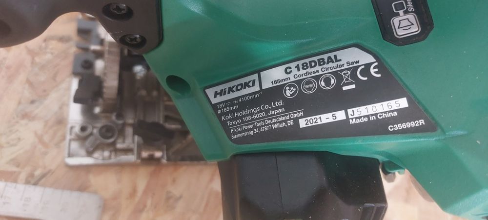 Circulare  Dewalt DCS570 HIKOKI  C18DBAL Milwaukee M18 CCS55