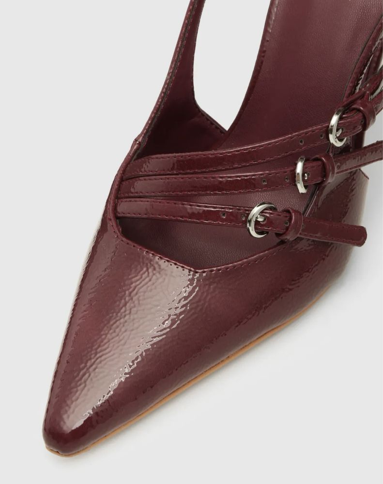 Pantofi Model Miu Miu burgundy noi marime 37