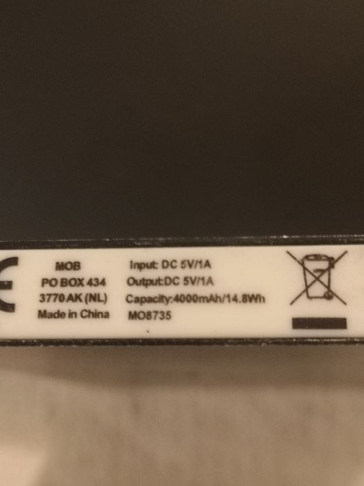 Baterie externă 4000 mAh