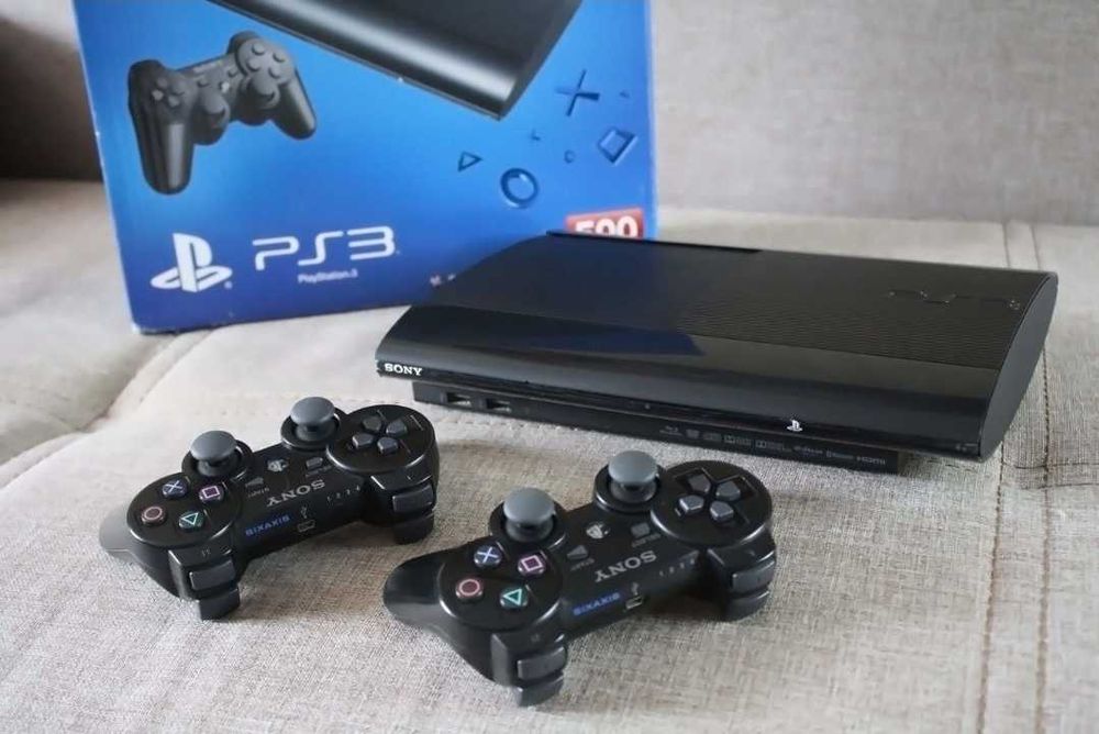 Sony ps3 super slim 500gb 24топовых игр