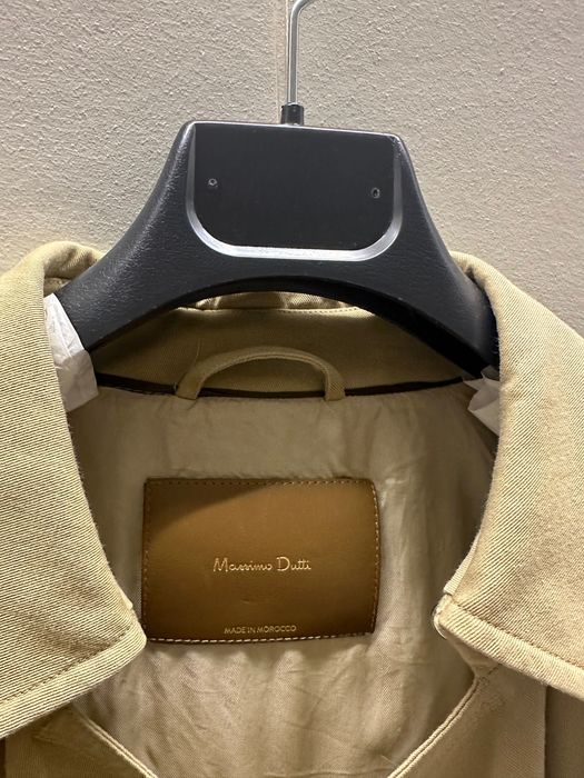 Тренч бежевый, длинный