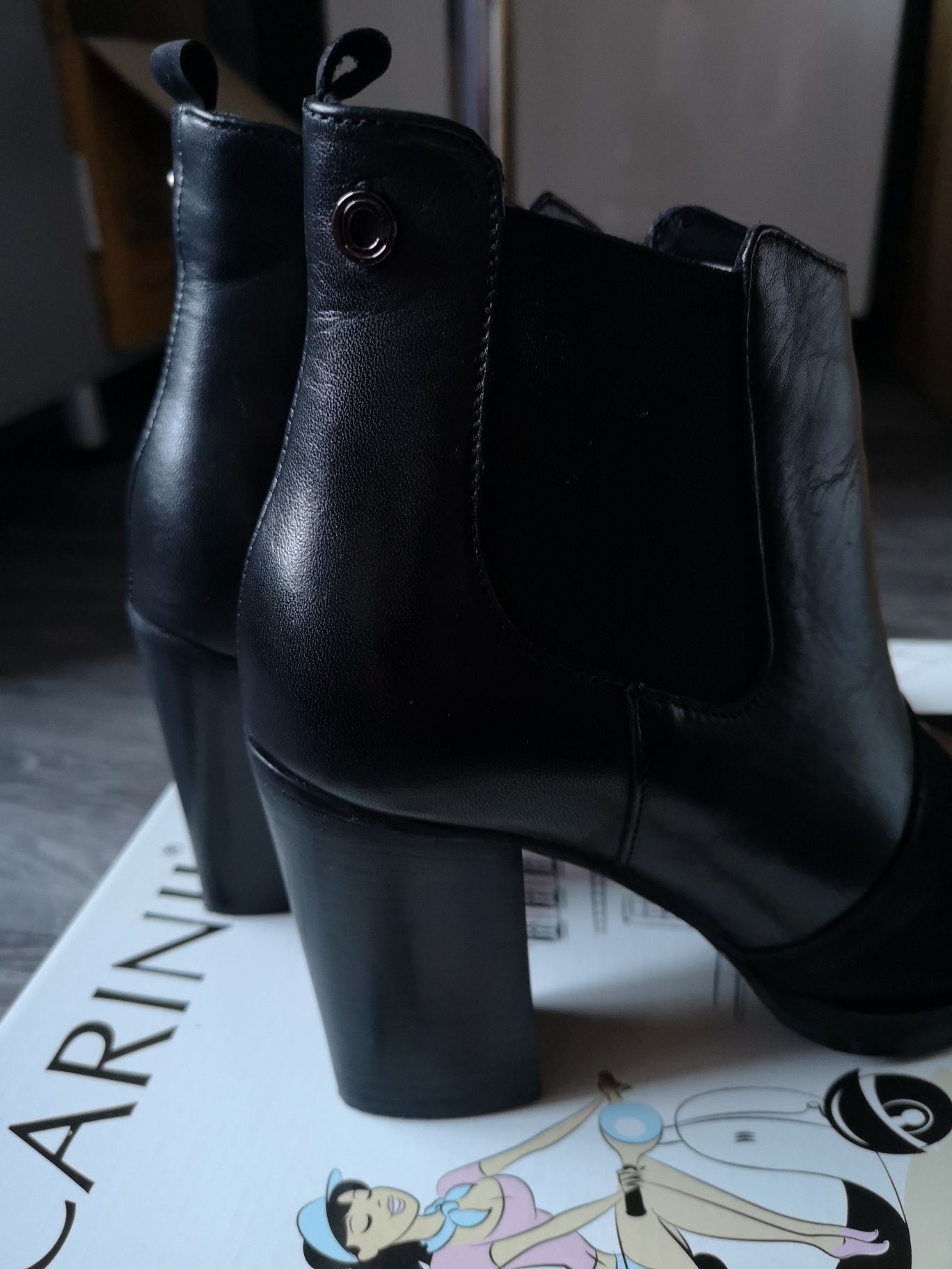 Botine Carinii, piele naturala*37
