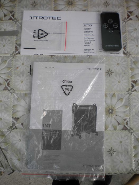 Radiator cu infraroșu cu panouri din mica TROTEC TCH 2050 E