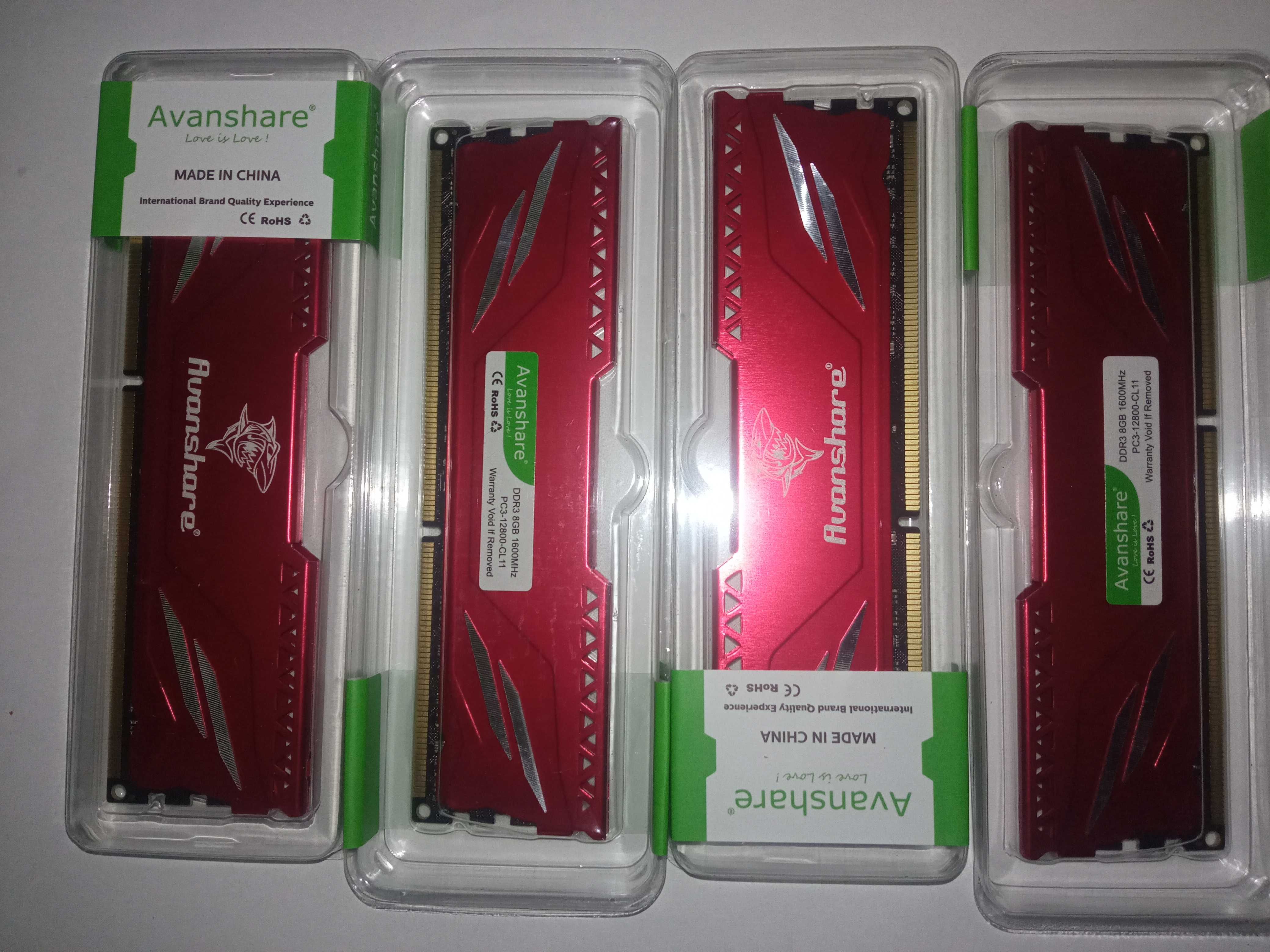 Оперативная память, Avanshare DDR3 8Гб 1600МГц