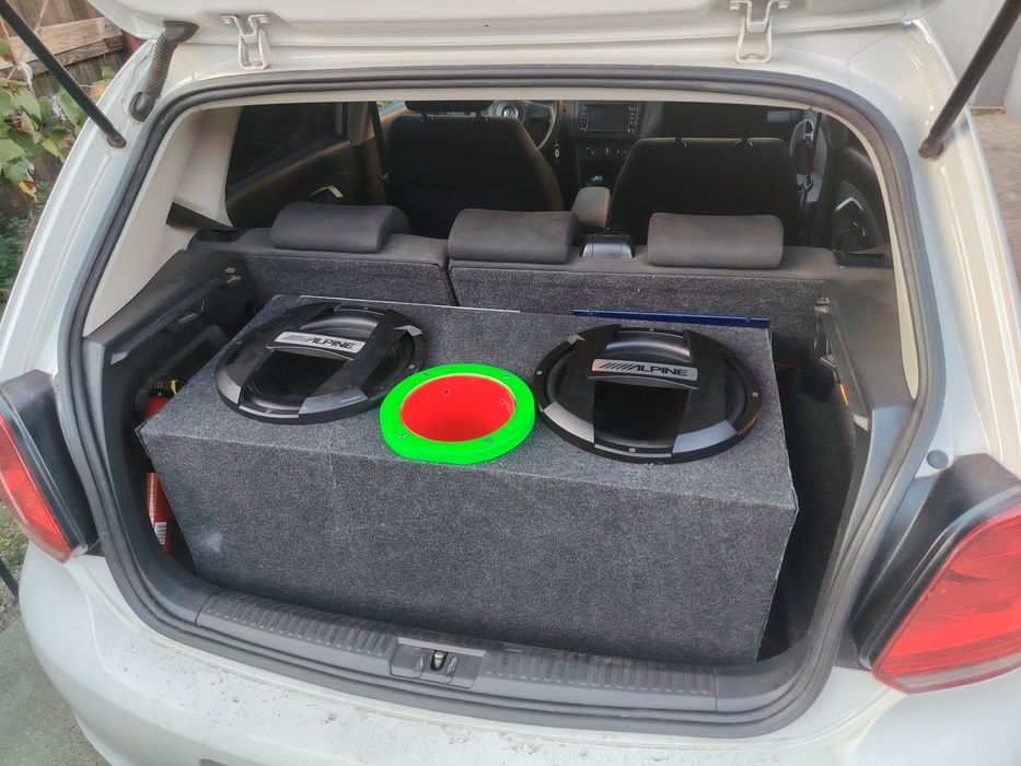Subwoofer Alpine custom 2x12 inch 600w RMS, 2000w Max
