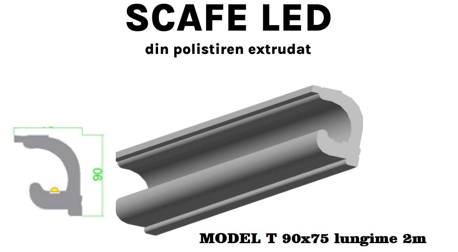 Scafe led, Masca galerie polistiren, Scafa decorativa led