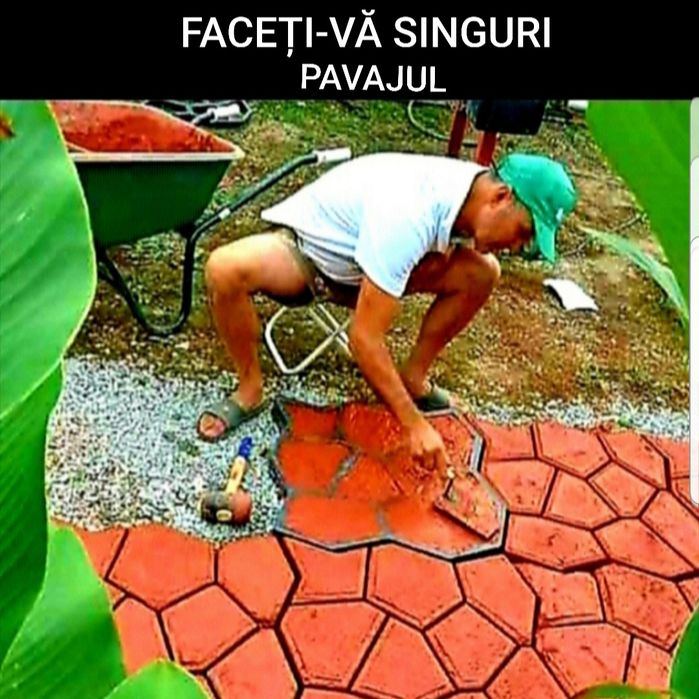 OFERTA 4+4 GRATIS vand matrite pavaj forme pavele constructi dale beto