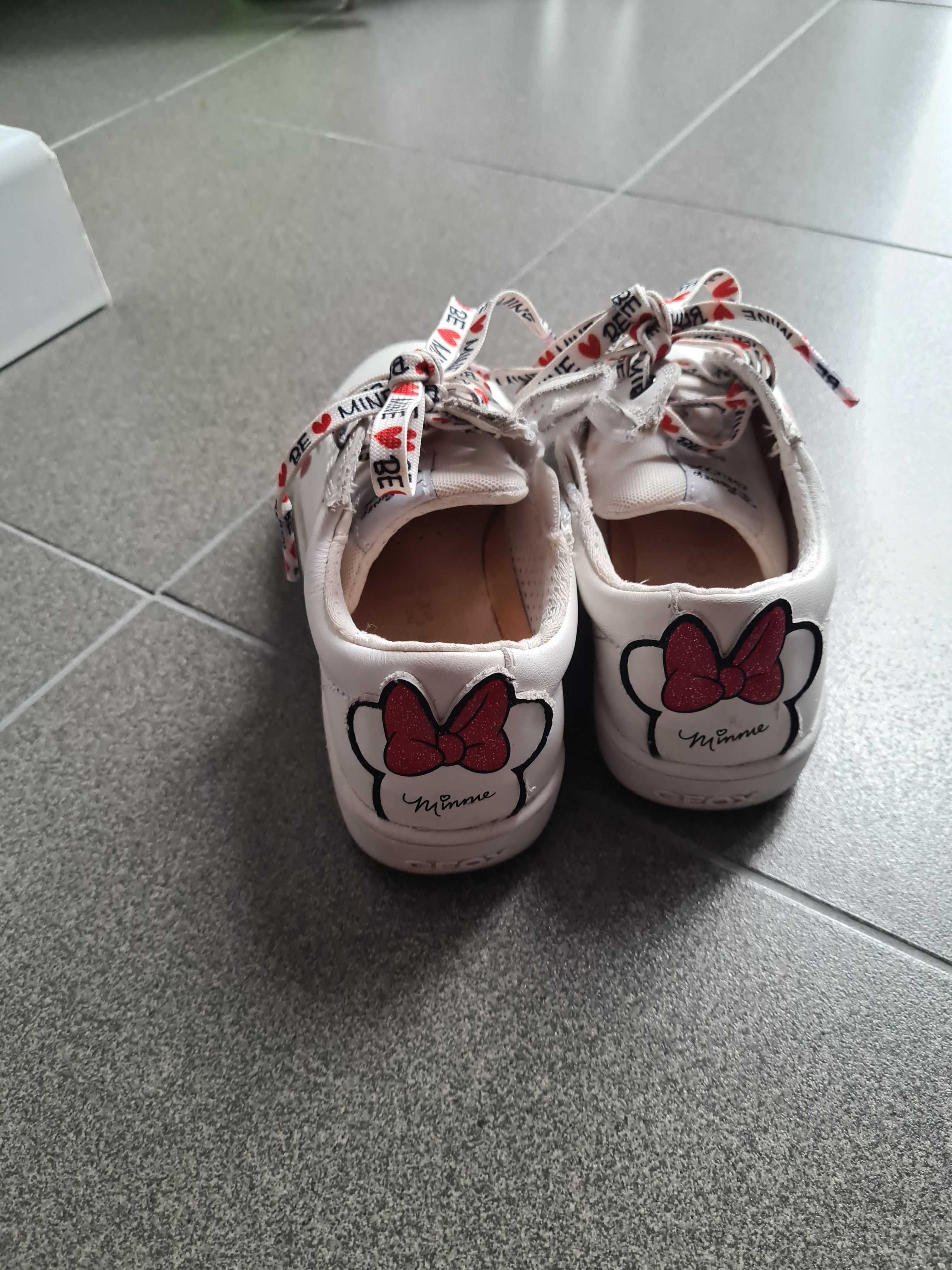 Geox, sneakers fetite, Minnie Mouse, marimea 30,