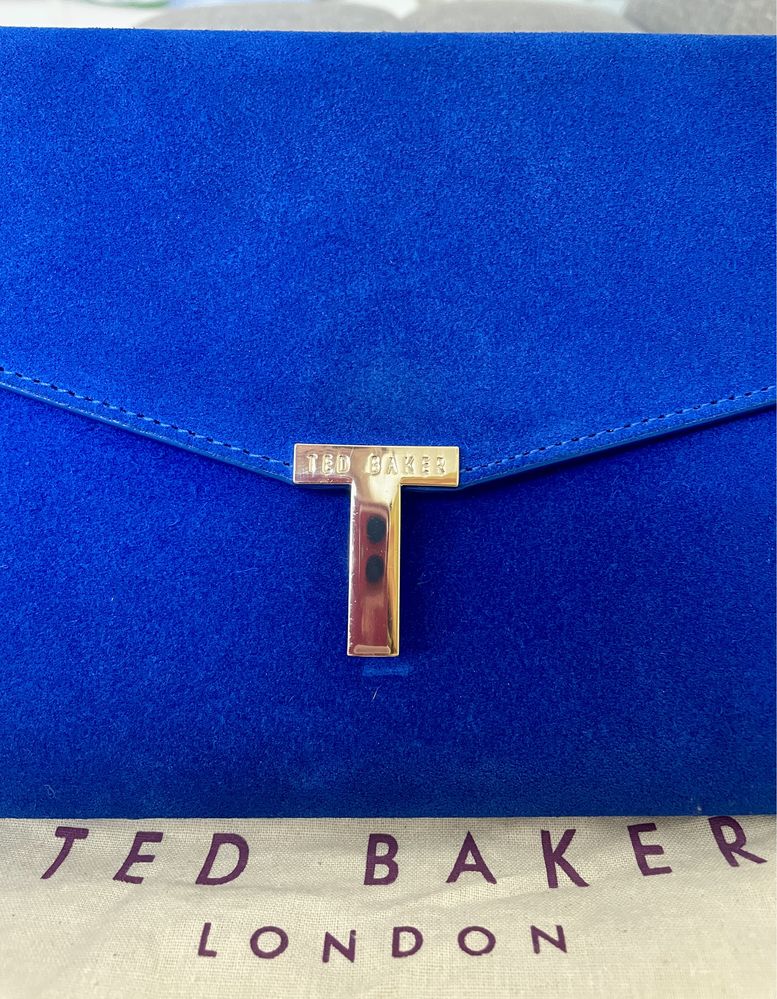 Ted Baker нова велурена чанта