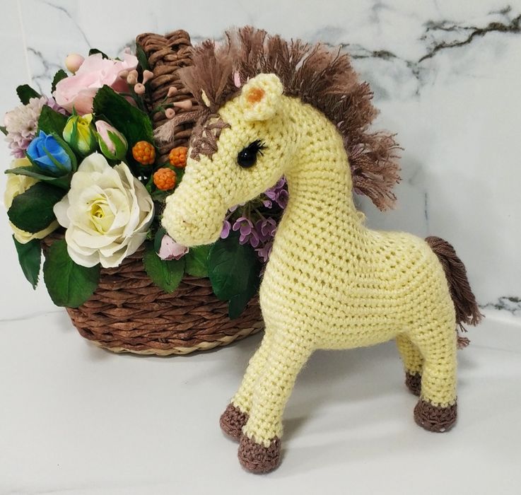 Вязаные игрушки.