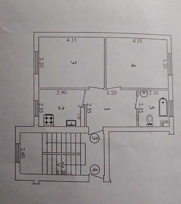 Супер Цена! 2/2/5 Геофизика, Карасу, ТТЗ, Хумаюн, Кирпич