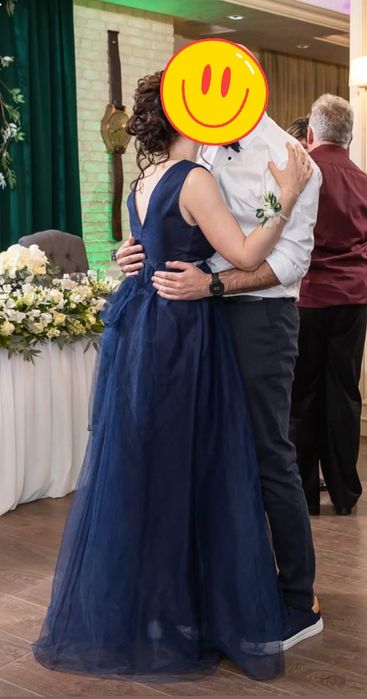 Бална/Официална рокля в тъмно синьо