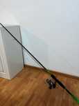 Combo pescuit spinning Lansetă Delphin Wasabi 2.10m mulinetă Fl FA3000