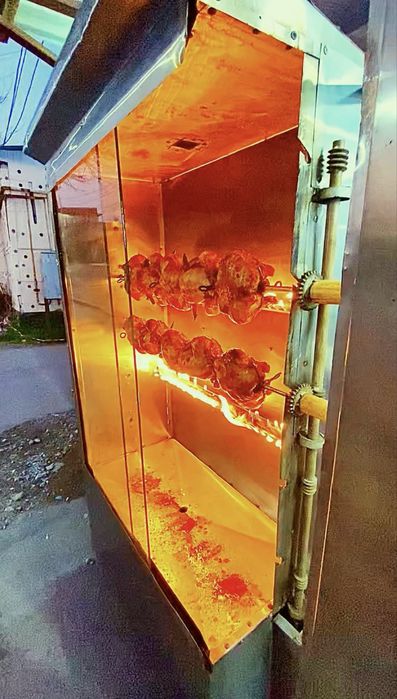 Гриль аппарат 25 кур с баллоном и редуктором