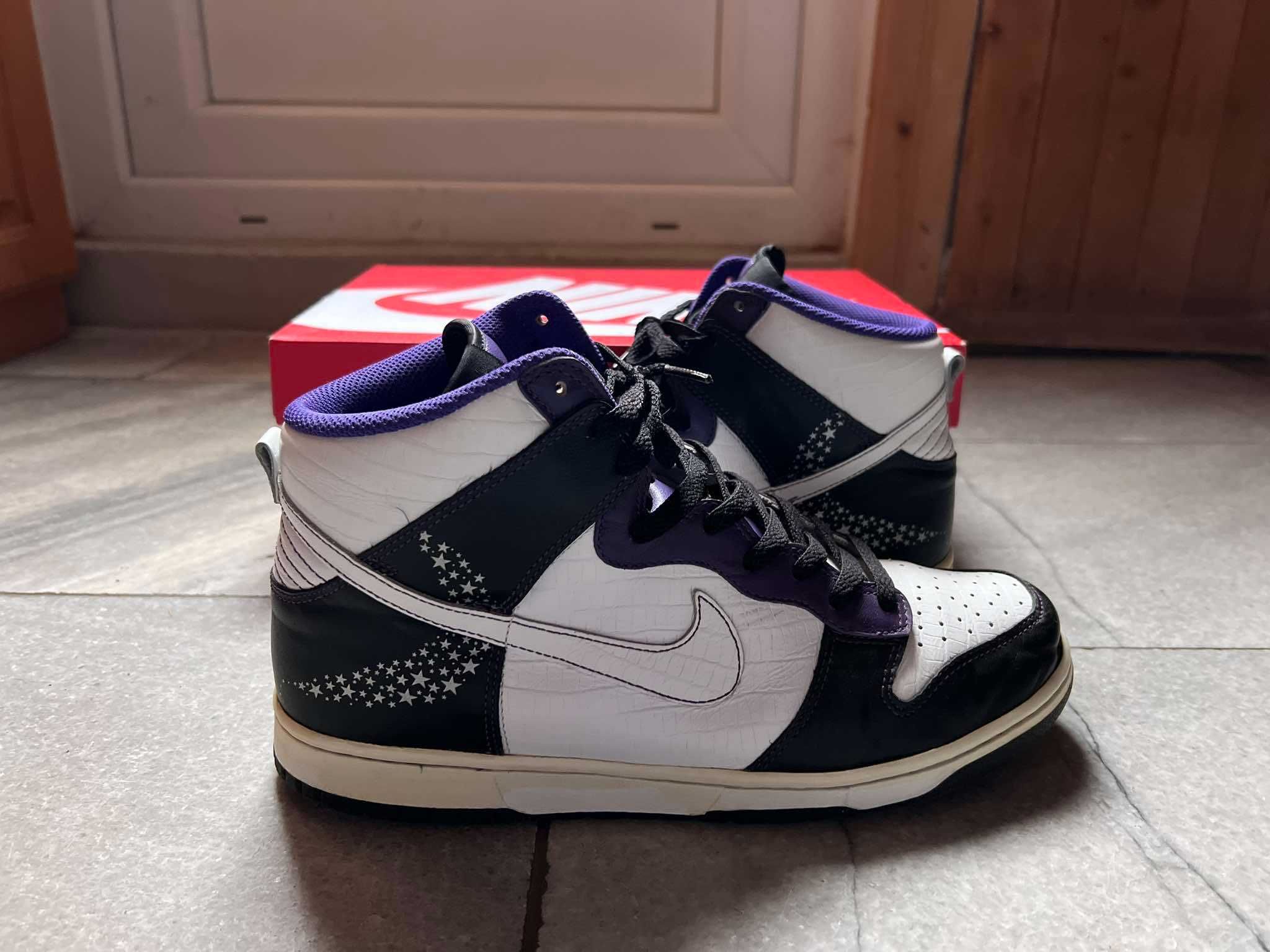 Nike Dunk High Premium Crocodile Stars Quasar 44 Номер