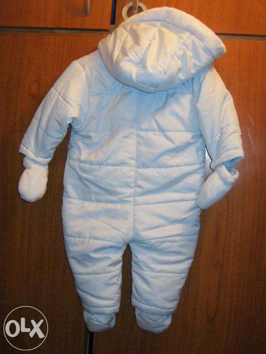 Salopeta iarna MOTHERCARE, bebelusi 6-9luni, noua, bleu