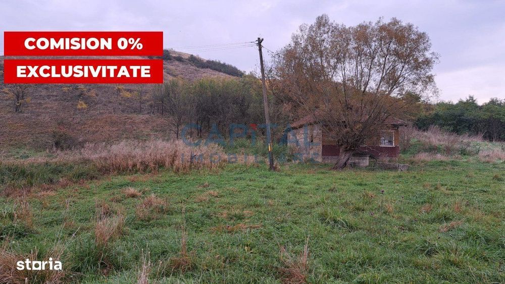 Teren plan 4800 mp cu casa demolabila, centru Corpadea, Apahida