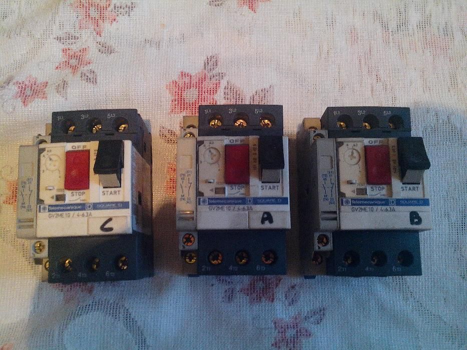 Disjunctoare curenti diferiti.