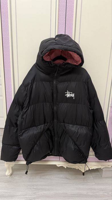 Пуховик stussy черный