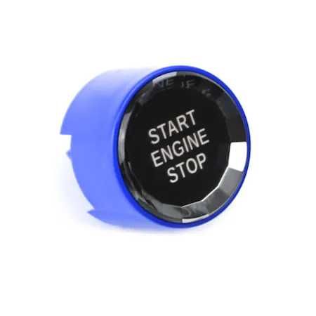 Buton Pornire Start Stop Cristal BMW Seria F,  Negru Rosu Albastru