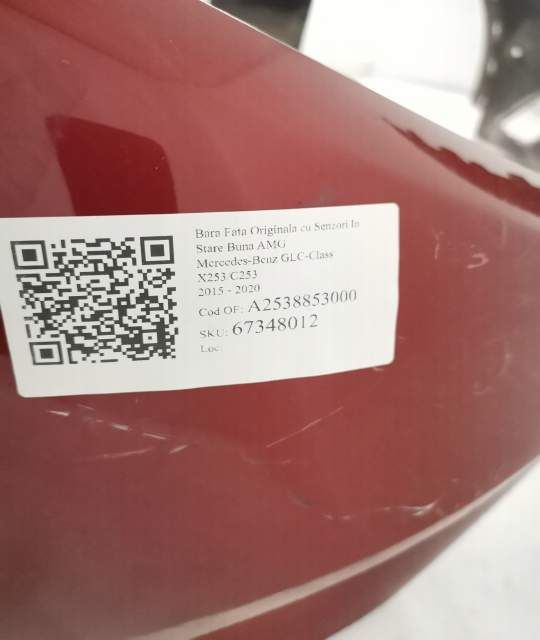 Предна броня Оригинална със Сензори в Добро Състояние AMG Мерцедес-Бен
