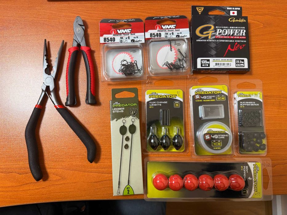 НОВИ - артикули за риболов на щука и бяла риба със жива стръв