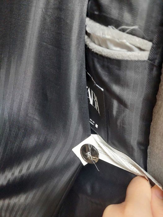 Официално мъжко зимно палто - Zara Man