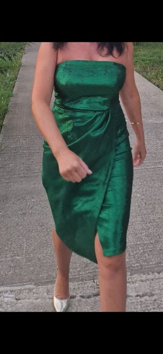 Rochie verde smarald