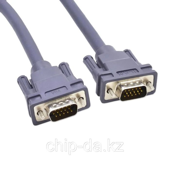 Кабель VGA "папа" - VGA "папа" длина 10м.