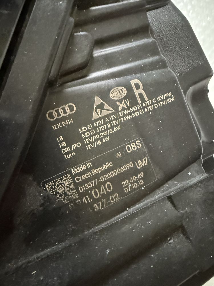 Фар десен Audi A6 C8 Full LED Ауди А6 Ц8 Перфектен