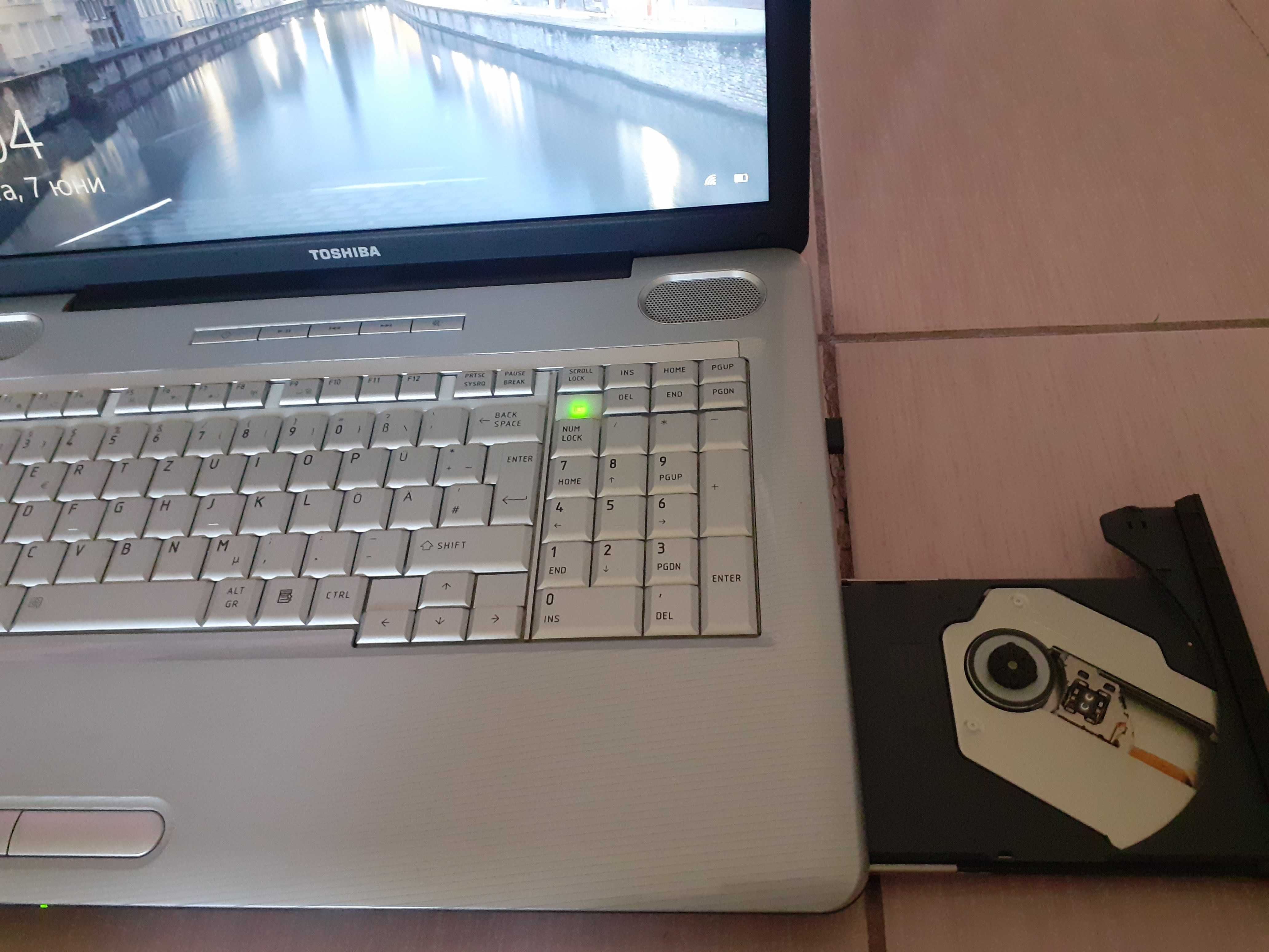 Лаптоп TOSHIBA SATELLITE L550-20W - 4 логически ядра