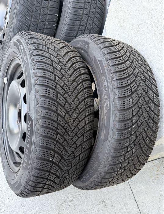 Anvelope de iarna cu jante din otel 205/55 R16 VW Audi Skoda