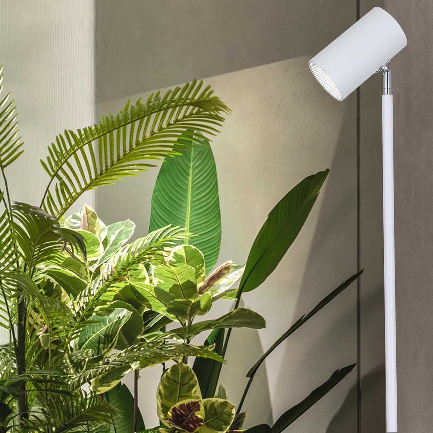 LED лампа за растения, 40 W, регулируема височина и таймер 4/8/12H