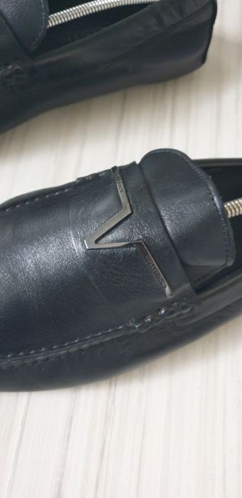 Versace Collection Leather / 43 - 27.5см ОРИГИНАЛ! Мокасини Ест. Кожа