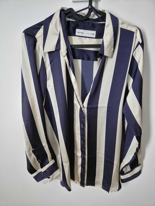 Camasa Lefties office dungi verticale cu maneca lunga