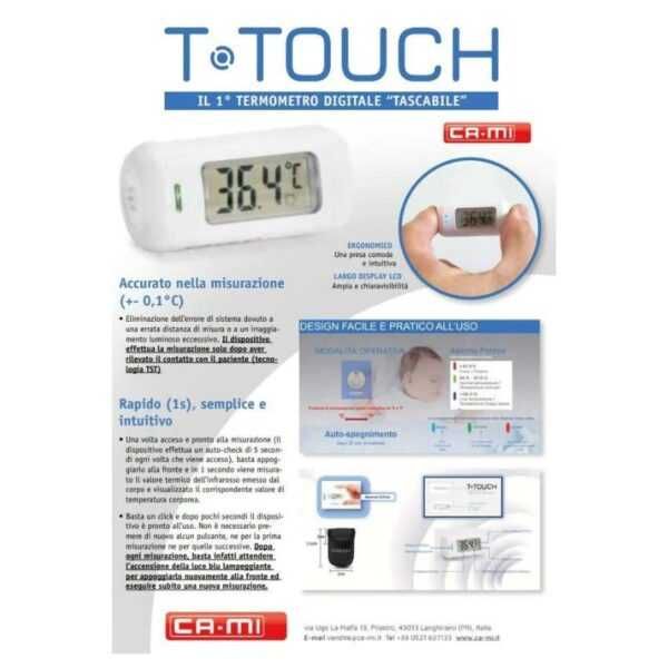 T-TOUCH инфрачервен прецизен термометър CA-MI – МЕДИЦИНСКИ