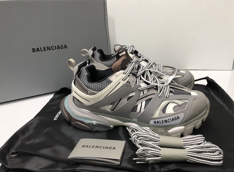 Balenciaga Track Grey/Grey-White Balenciaga Grey Made Vietnam