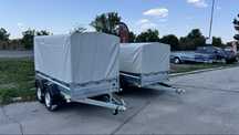 Remorca auto Niewiadow 250x125x34cm 2 axe 750kg cat B