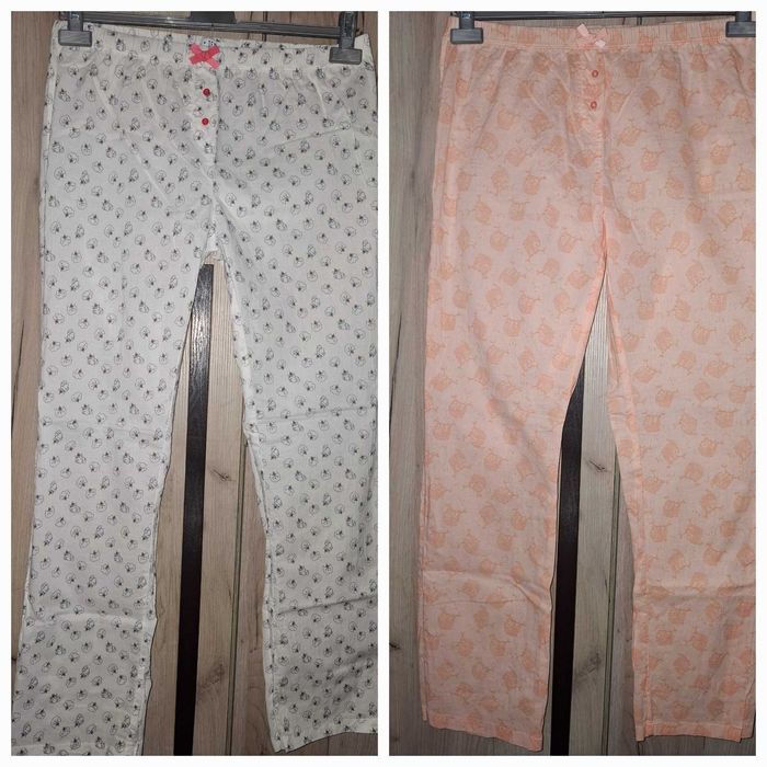 2 perechi de pantaloni pijama de vară dama, mărimea L