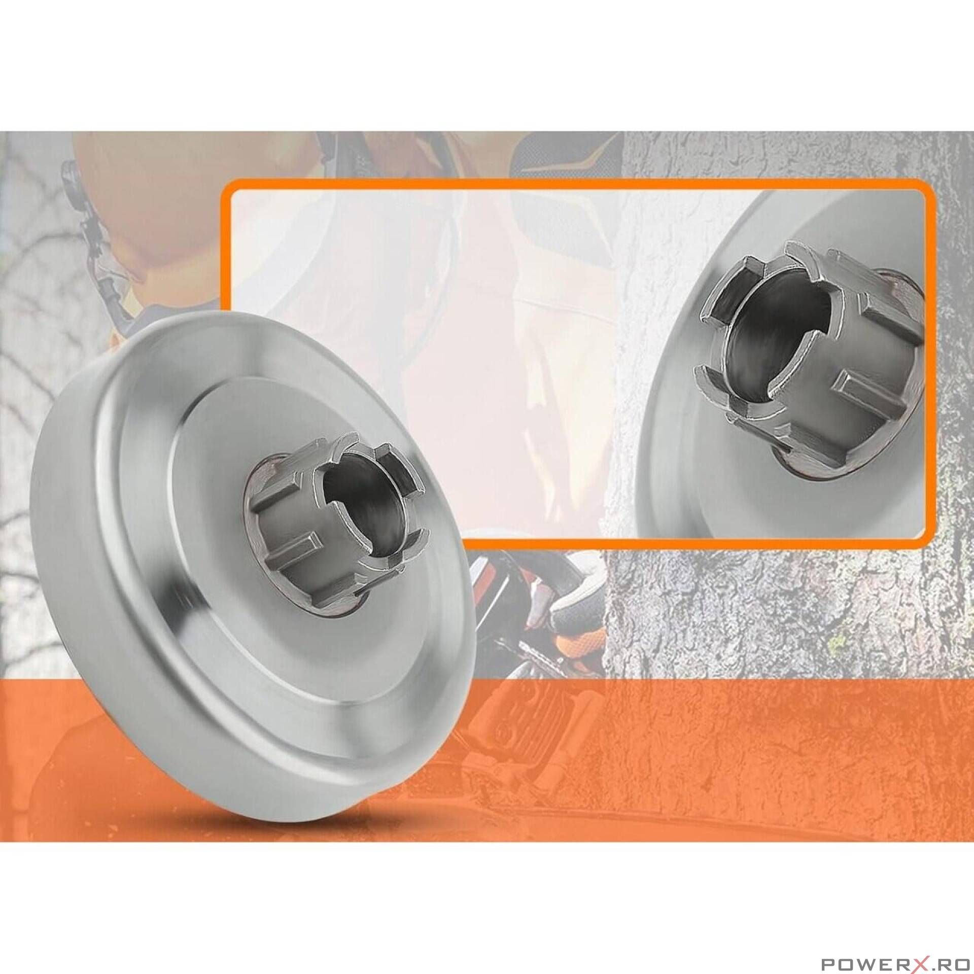 Oala ambreiaj, carcasa drujba compatibil Husqvarna 281, 288, 181, 394,