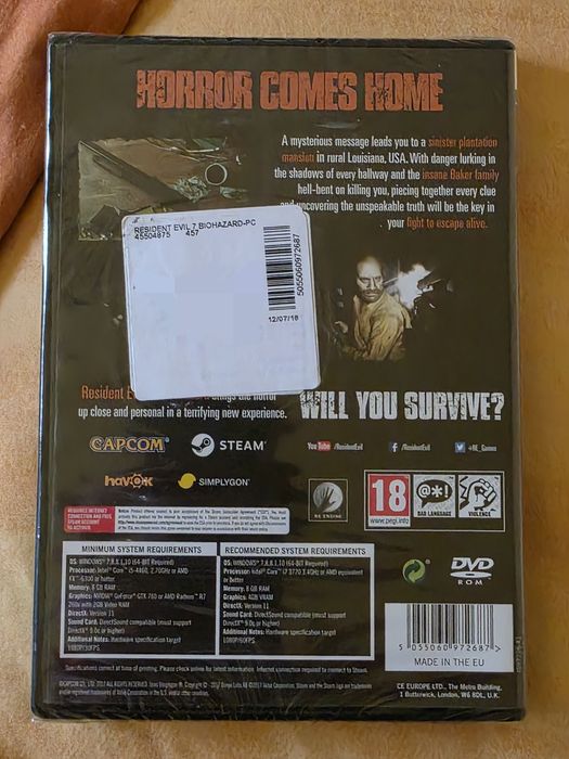 Joc PC Resident Evil biohazard