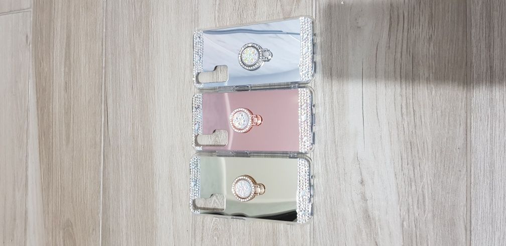 Husa silicon oglinda cu inel Huawei Nova 5T
