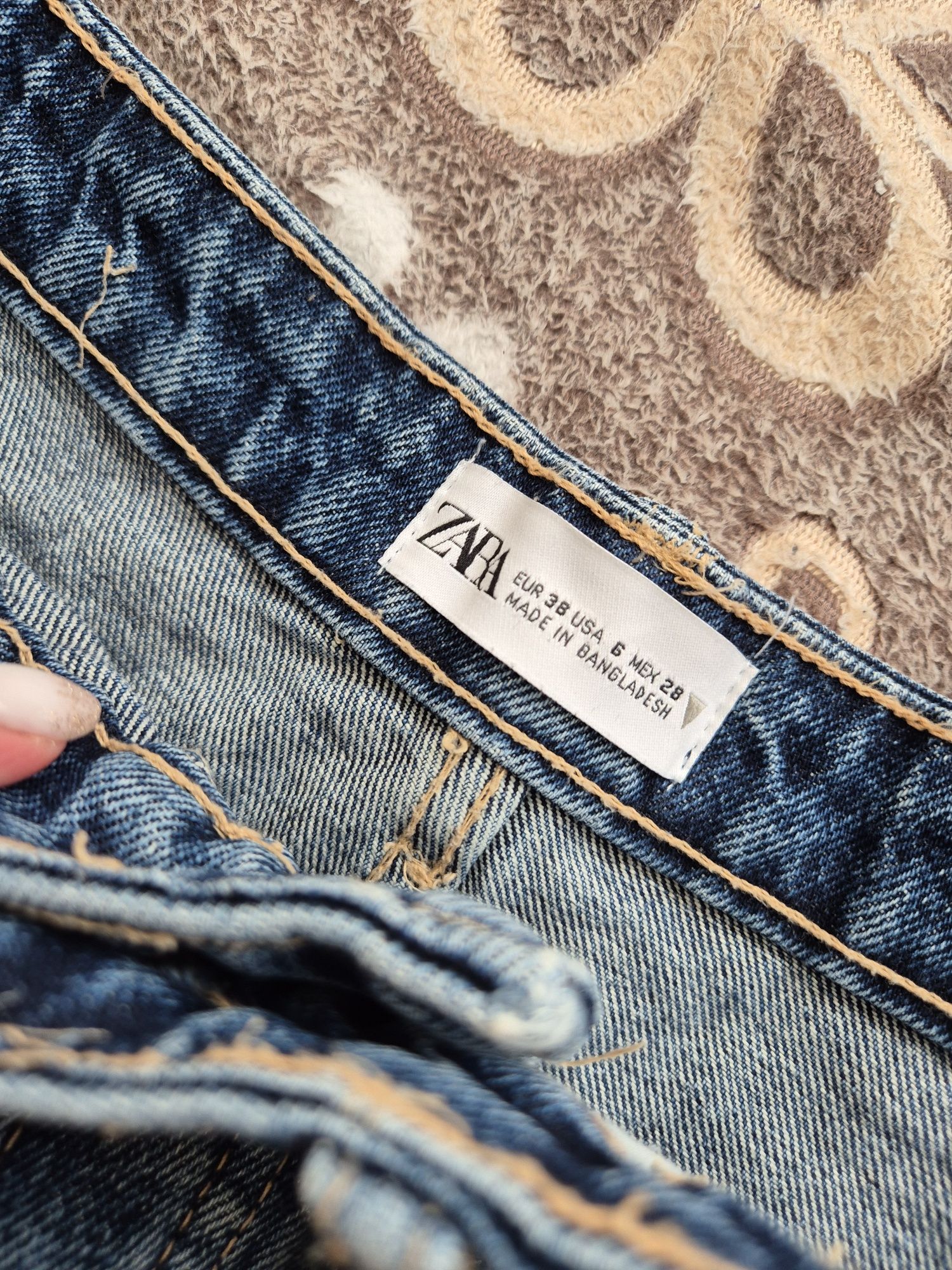 Къси дънкови панталони Zara