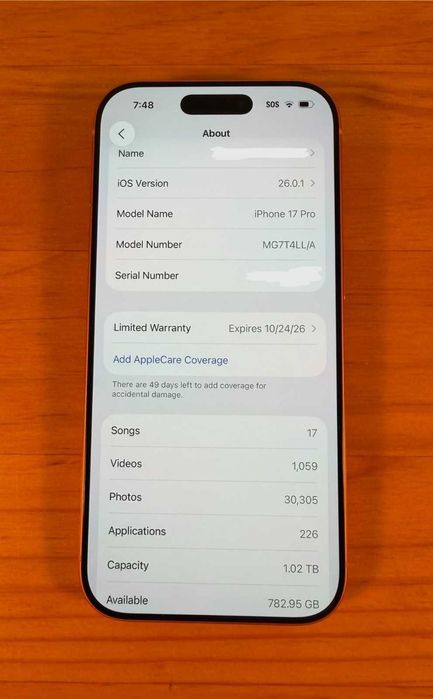 Apple iPhone 17 Pro 1TB