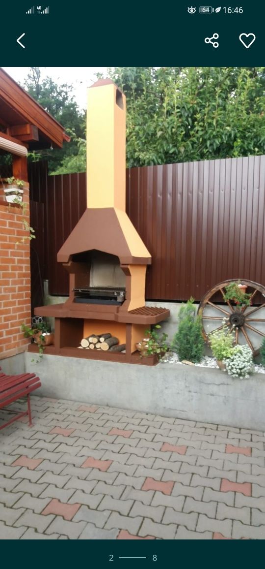 Grătare din beton armat. Rezistent la foc nu crapa
