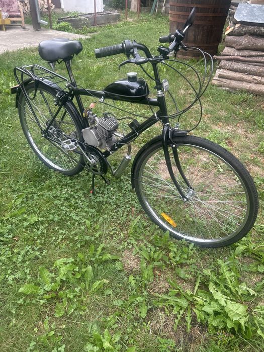 Bicicleta cu motor in stare f buna, Rodajul facut !